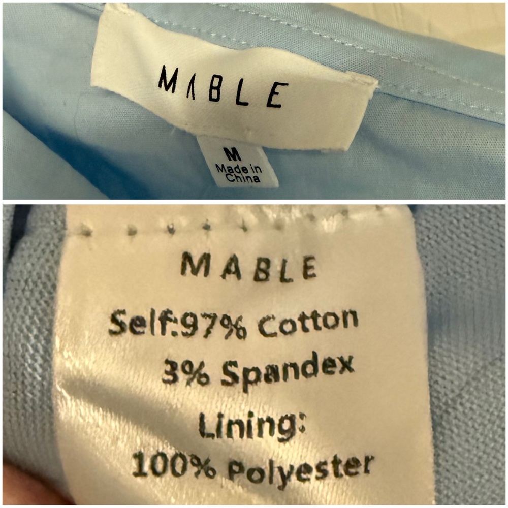MABLE one shoulder cotton dress - Picture 5 of 8